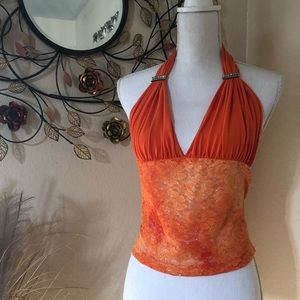 Sexy Halter Lace Top